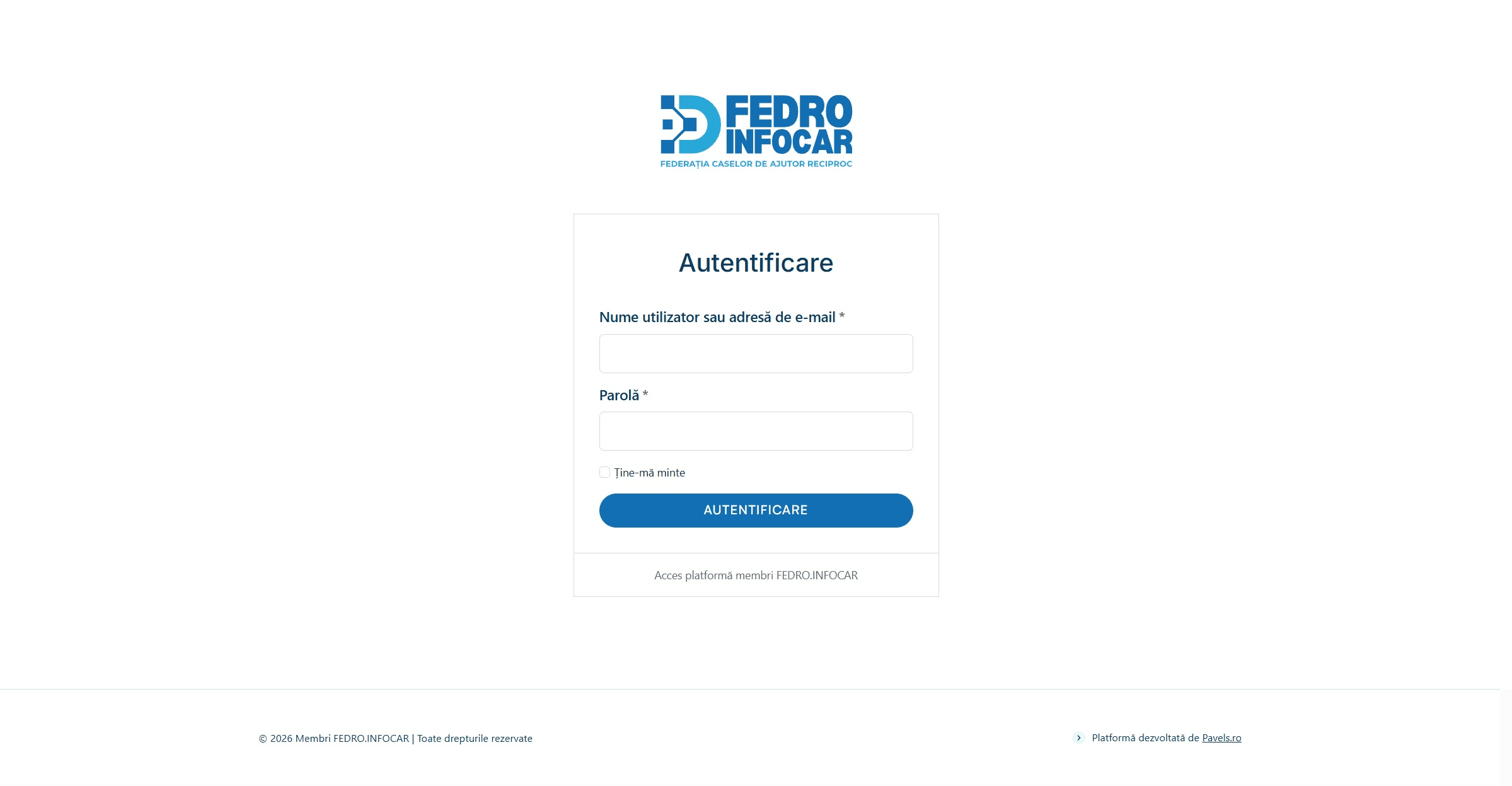 FEDRO.INFOCAR Member Portal thumbnail